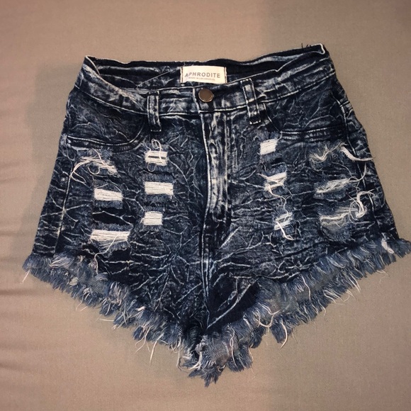 Windsor Pants - High rise Windsor distressed jean shorts sexy booty summer vacation fun casual